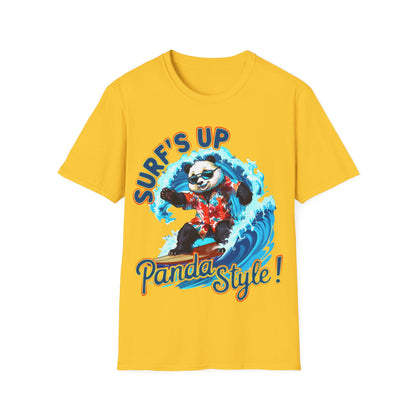 T-Shirt - Surf's up Panda Style!