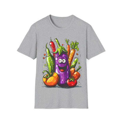 T-Shirt - Vegetarian - Eggplant