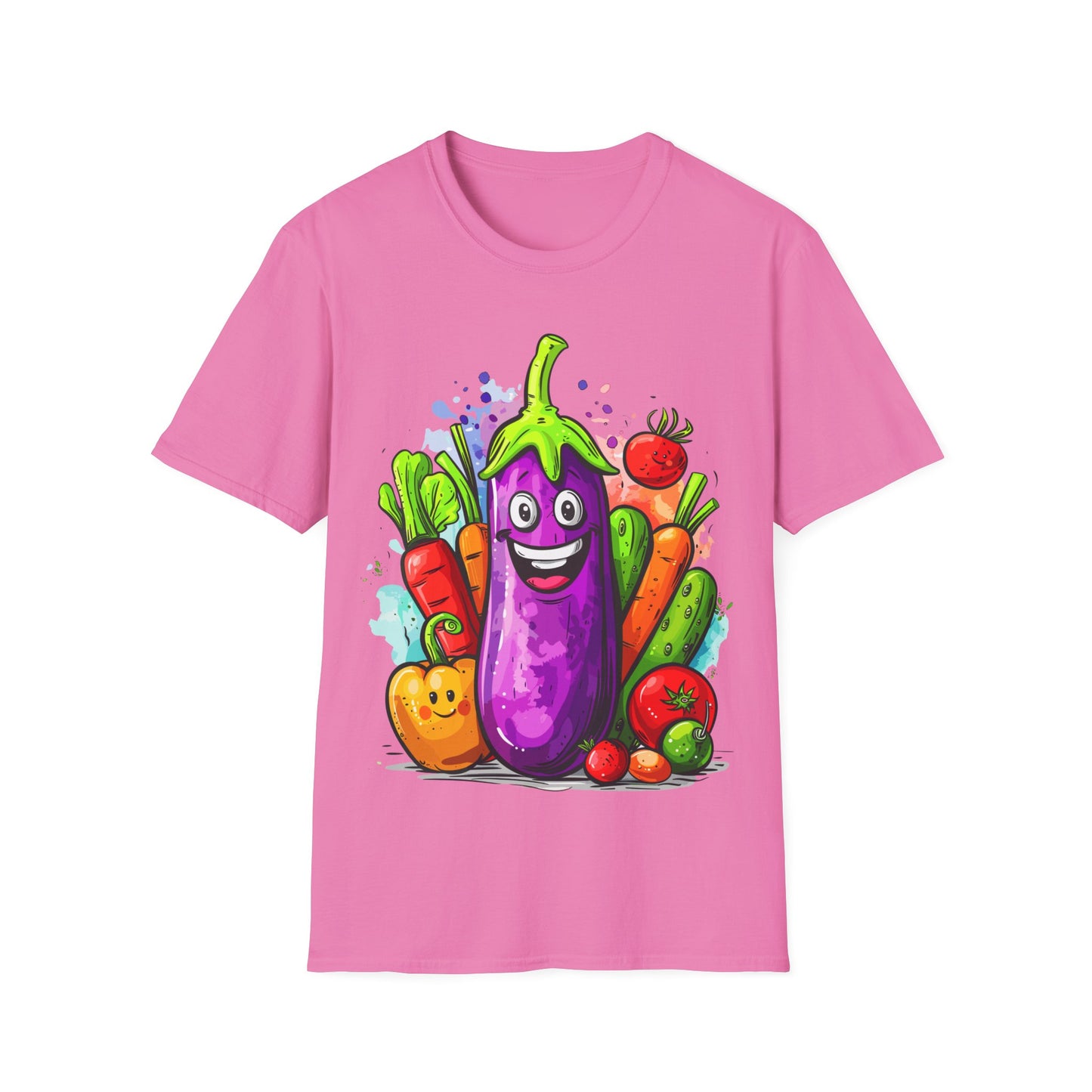 T-Shirt - Vegetarian - Eggplant