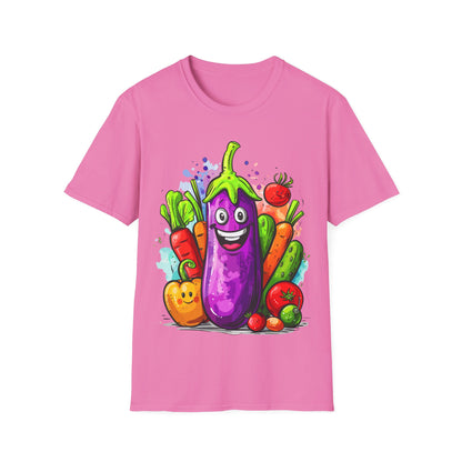 T-Shirt - Vegetarian - Eggplant