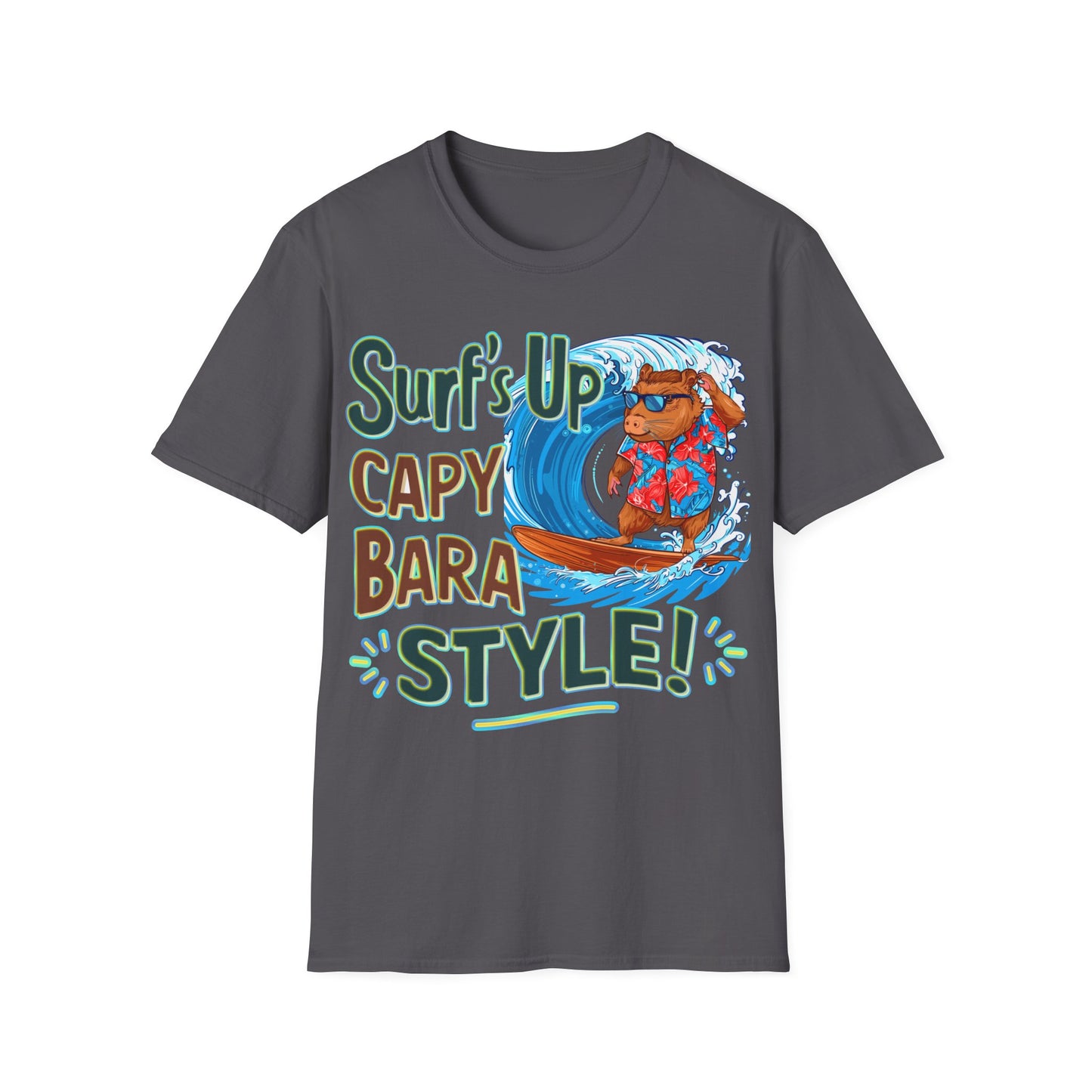 T-Shirt - Surf's up Capybara style